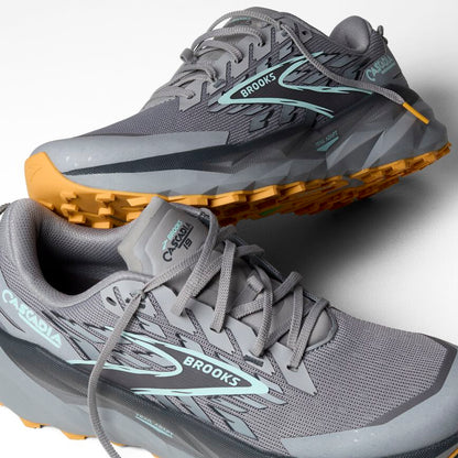 Brooks Cascadia 19 Alloy/Ebony/Orange