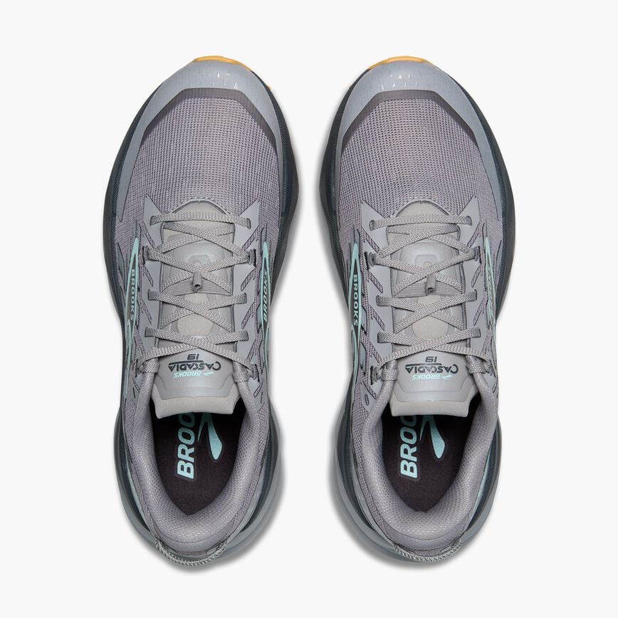 Brooks Cascadia 19 Alloy/Ebony/Orange