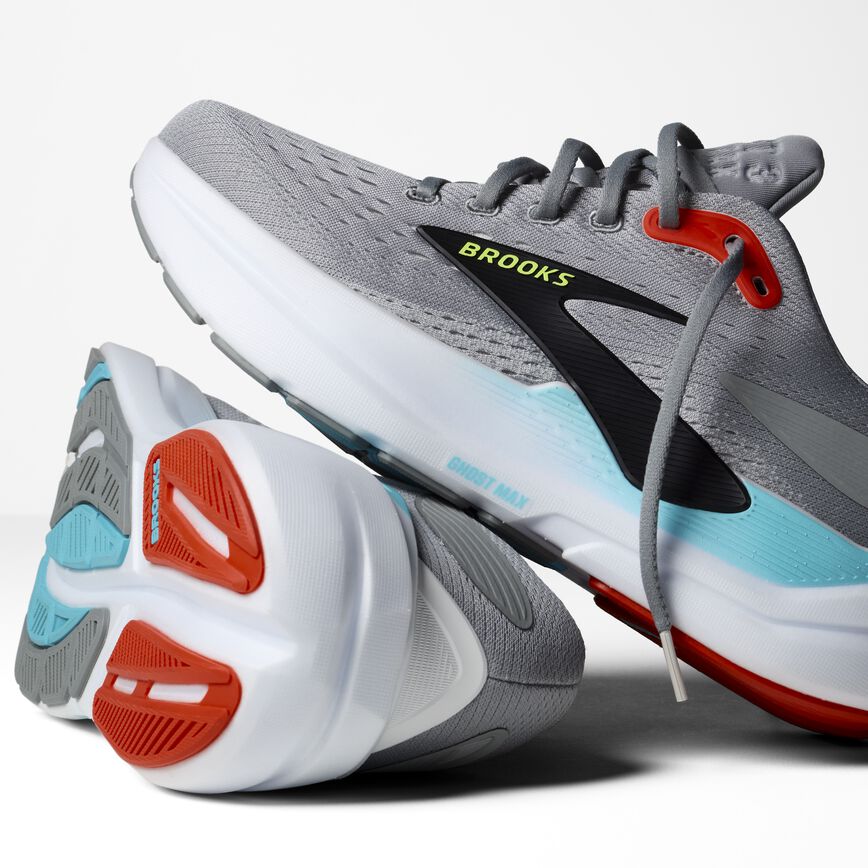 Brooks Ghost Max 3 Primer Grey/Antarctica/Red