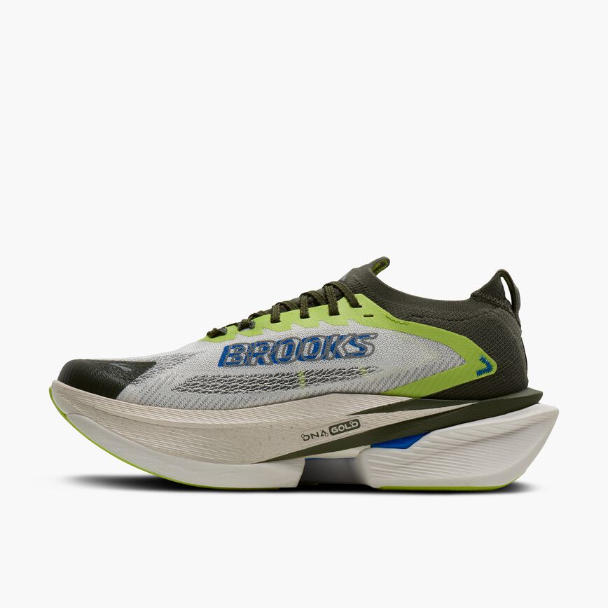 Brooks PYNRS x Hyperion Max 3 Blanc/Acid Lime/Blue