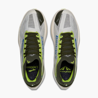 Brooks PYNRS x Hyperion Max 3 Blanc/Acid Lime/Blue