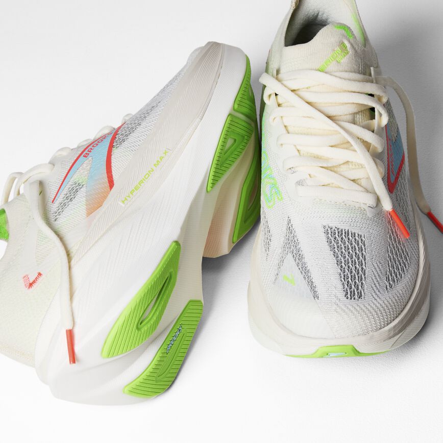Brooks Hyperion Max 3 Coconut/Green Gecko/Pink Clay