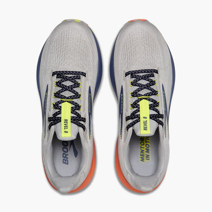Brooks Revel 8 Quiet/Blue/Salmon