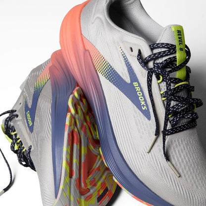 Brooks Revel 8 Quiet/Blue/Salmon