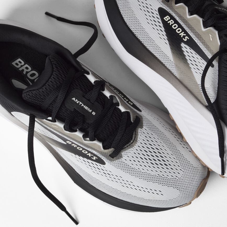 Brooks Anthem 8 White/Black/Tan