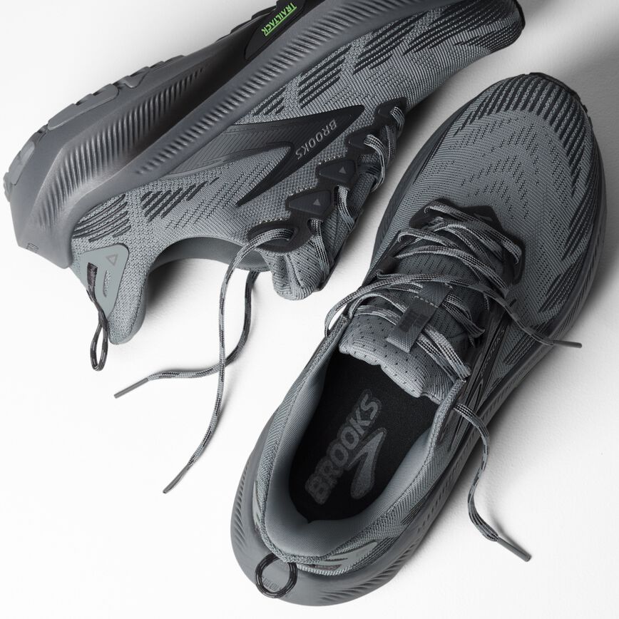 Brooks Ghost Trail Gray/Gray/Blackened Pearl
