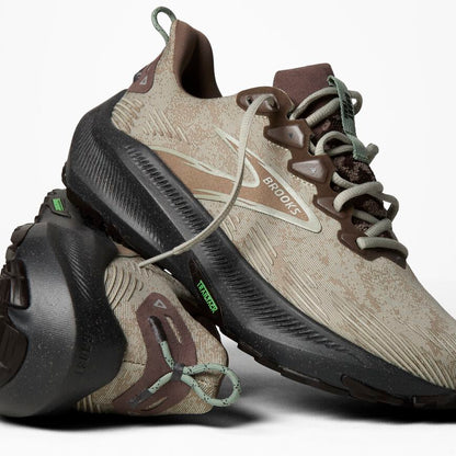 Brooks Ghost Trail Ganache/Coffee/Green