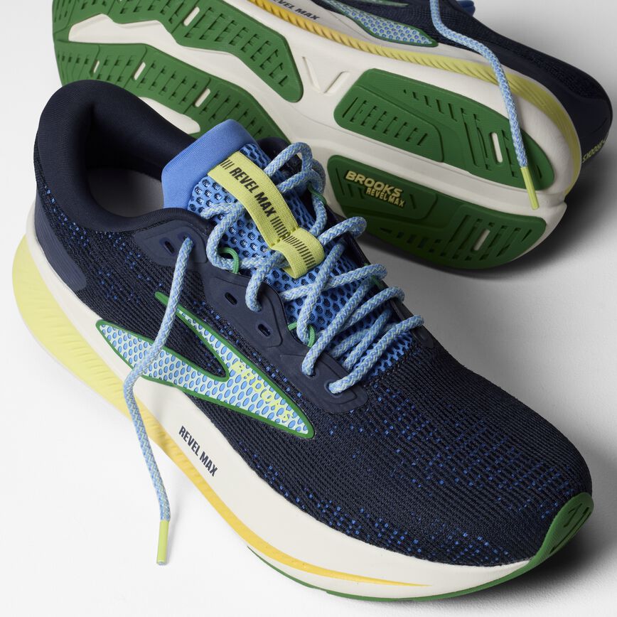 Brooks Revel Max Indigo/Marina/Lemon