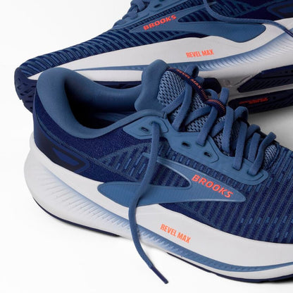 Brooks Revel Max Beacon Blue/Moonlight/Orange