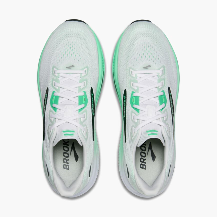 Brooks Ghost 18 White/Spring Bud/Spruce