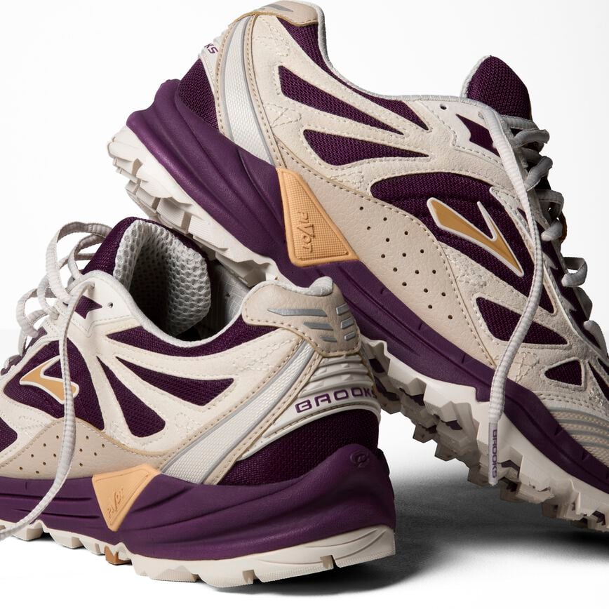 Brooks Cascadia 1 Beet/Moonbeam/Gray