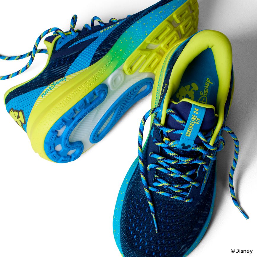 Brooks Adrenaline GTS 24 runDisney Blue/Yellow
