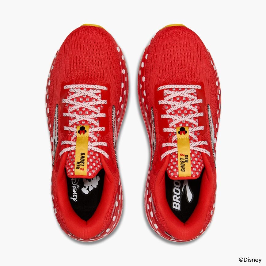 Brooks Ghost Max 2 Minnie Mouse Red/White/Black