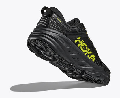 Hoka 'S Bondi 7 Black Hoka Citrus
