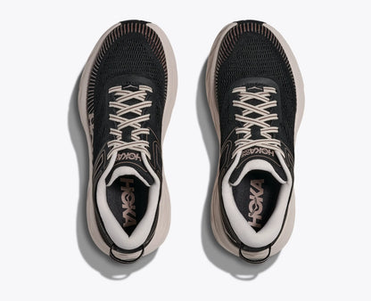 Hoka Women'S Bondi 7 Black Rose Cream