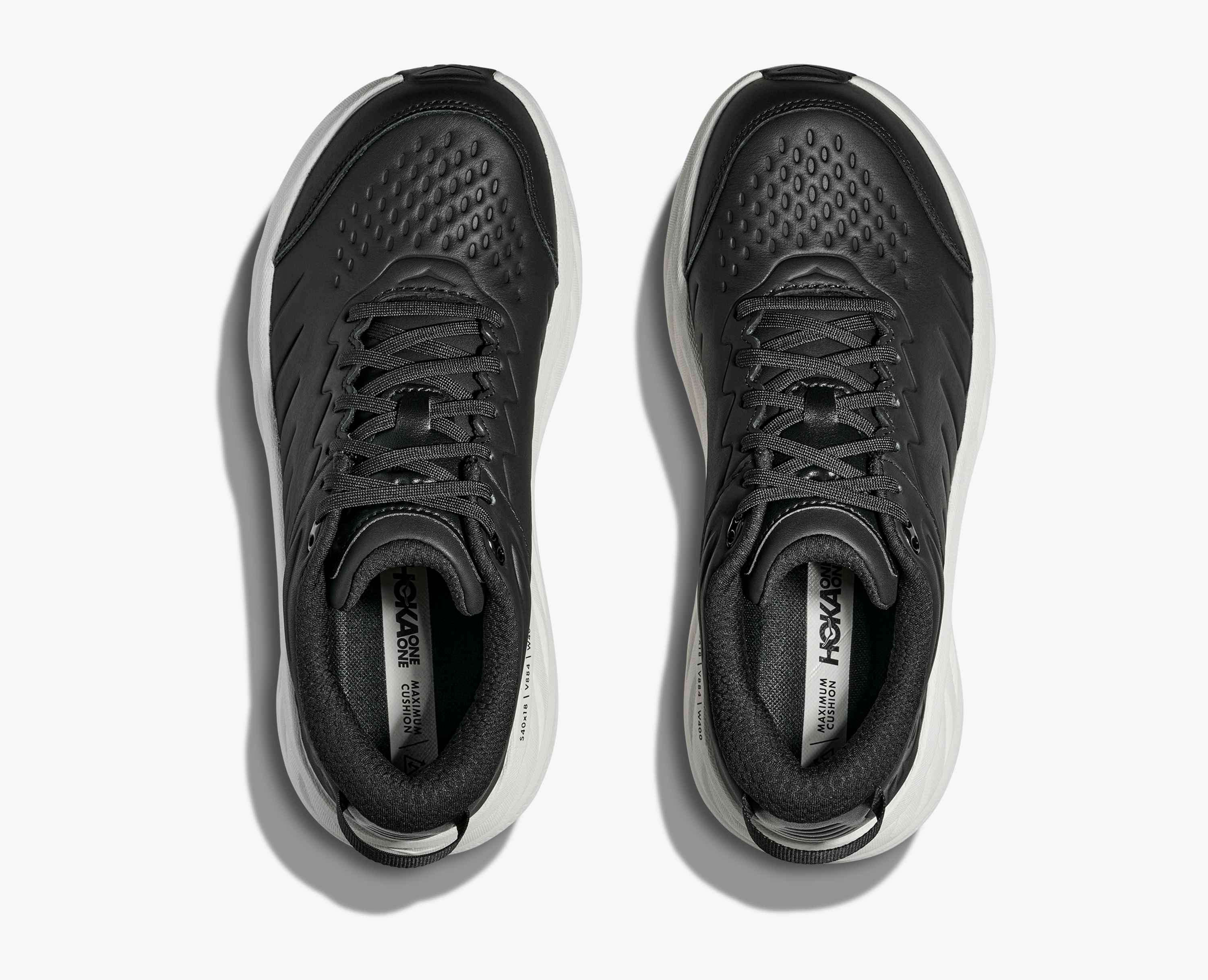 Hoka S Bondi Sr Carbon Black White