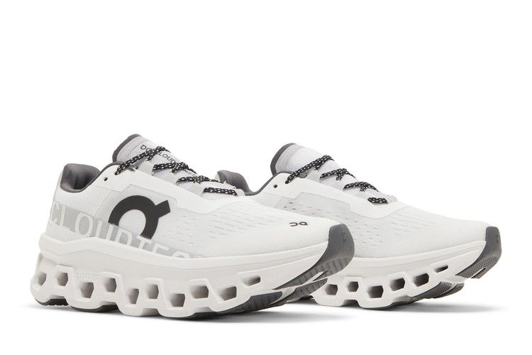 On Running Cloudmonster White Black (Women's)