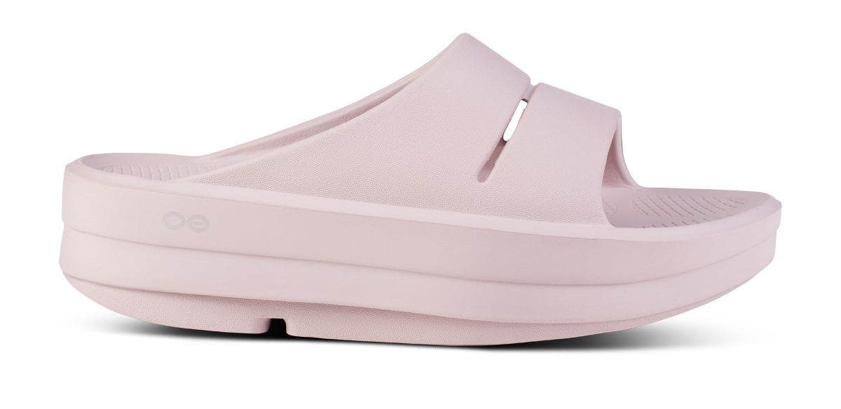 Oofos Women's Platform Slide Stardust