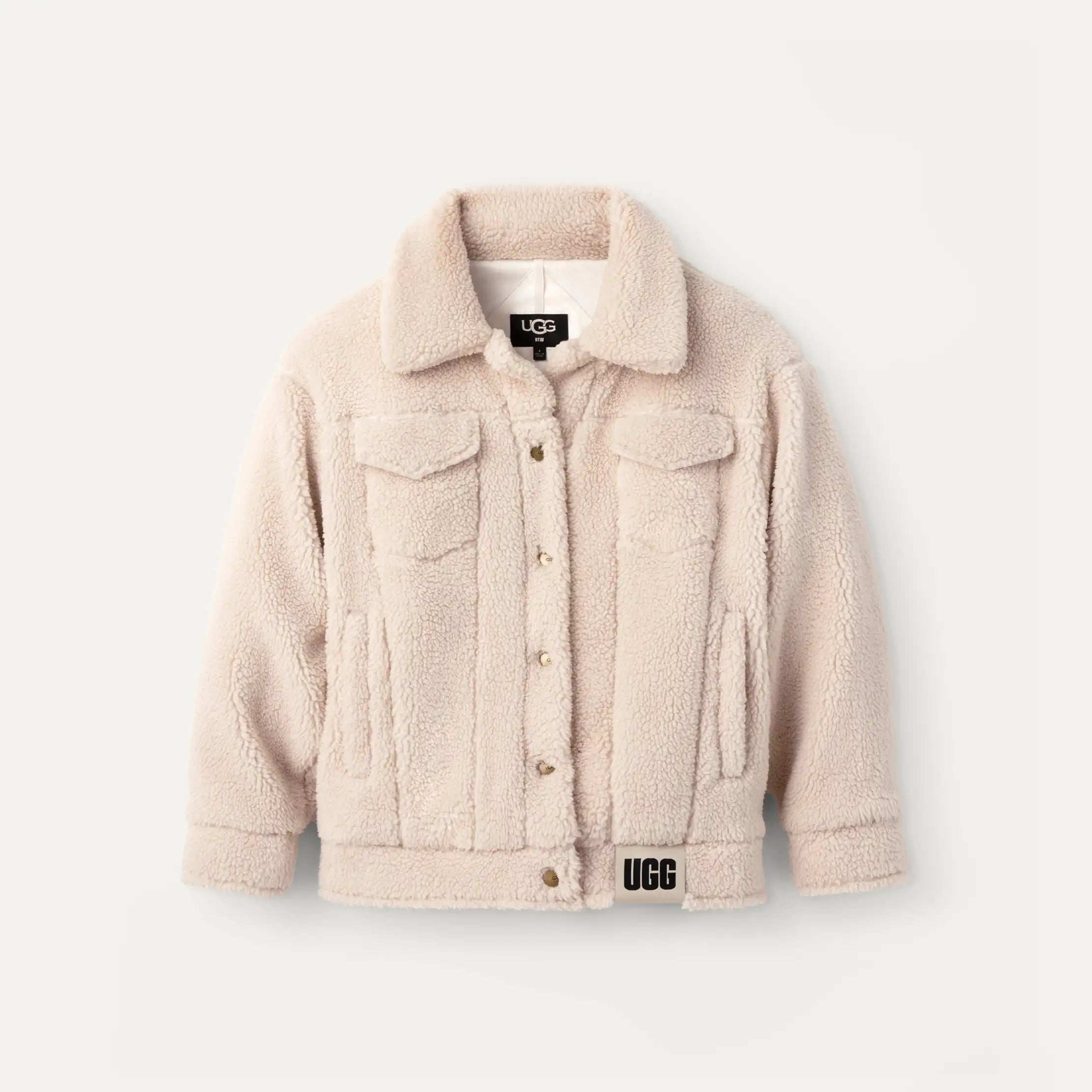 Ugg Frankie Sherpa Trucker Jacket Natural Ii
