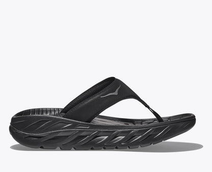 Hoka Women'S Ora Recovery Flip Black Dark Gull Gray