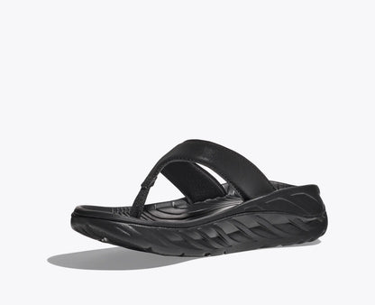 Hoka Women'S Ora Recovery Flip Black Dark Gull Gray