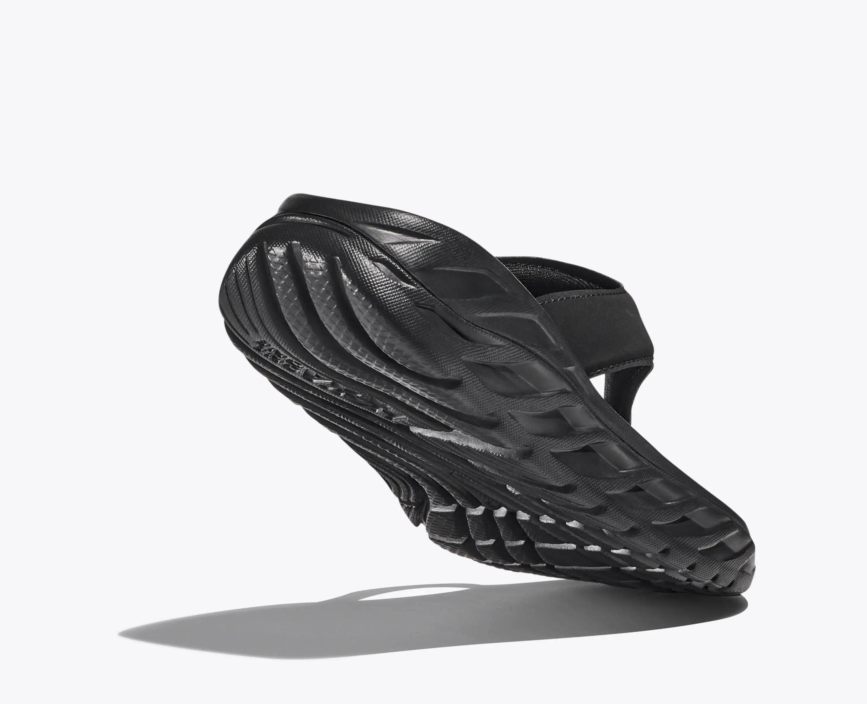 Hoka Women'S Ora Recovery Flip Black Dark Gull Gray