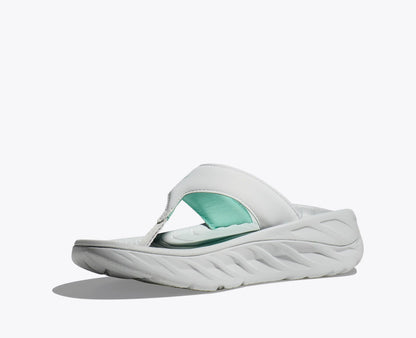 Hoka Women'S Ora Recovery Flip Cosmic Grey Seafoam