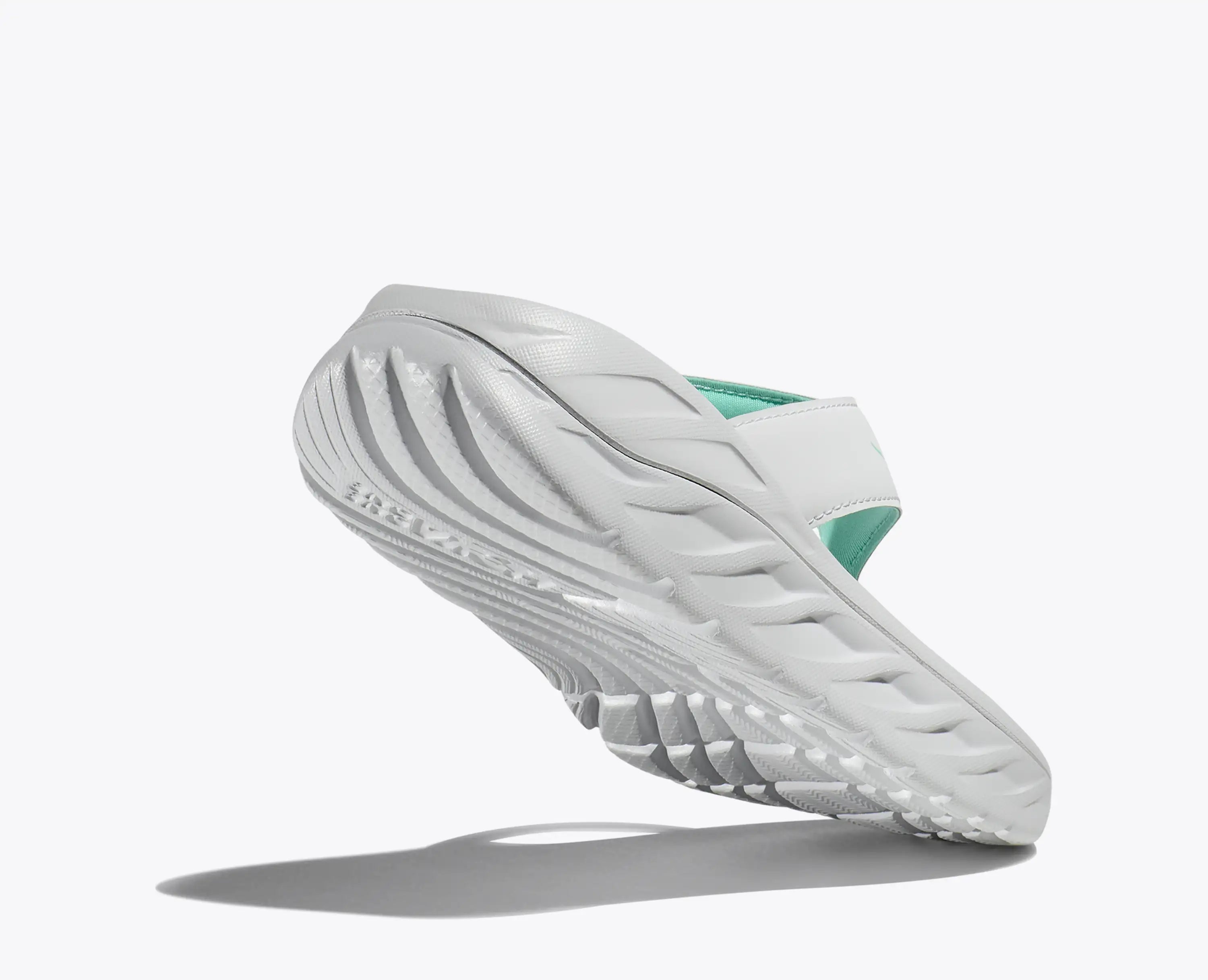 Hoka Women'S Ora Recovery Flip Cosmic Grey Seafoam