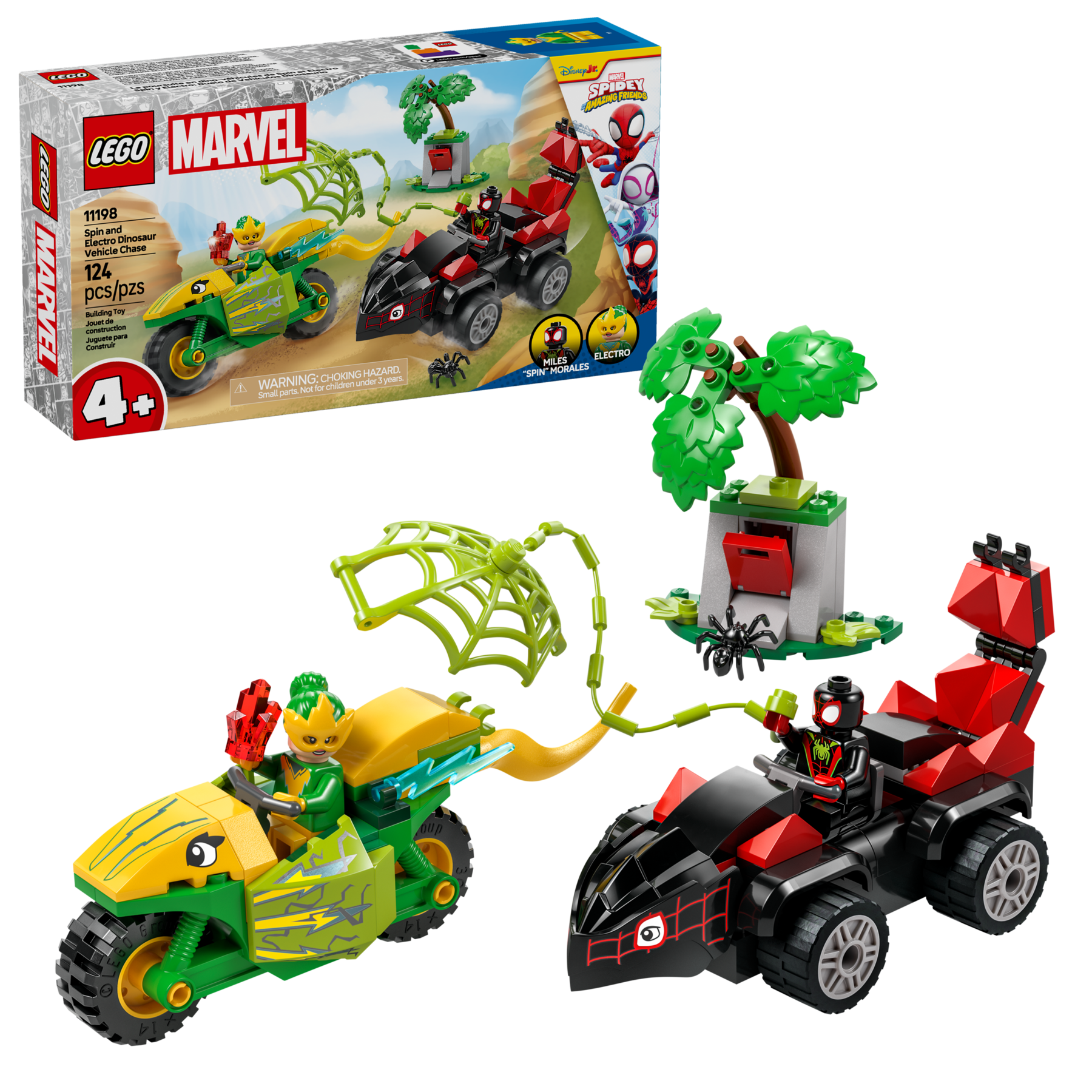 Lego Spin and Electro Dinosaur Vehicle Chase