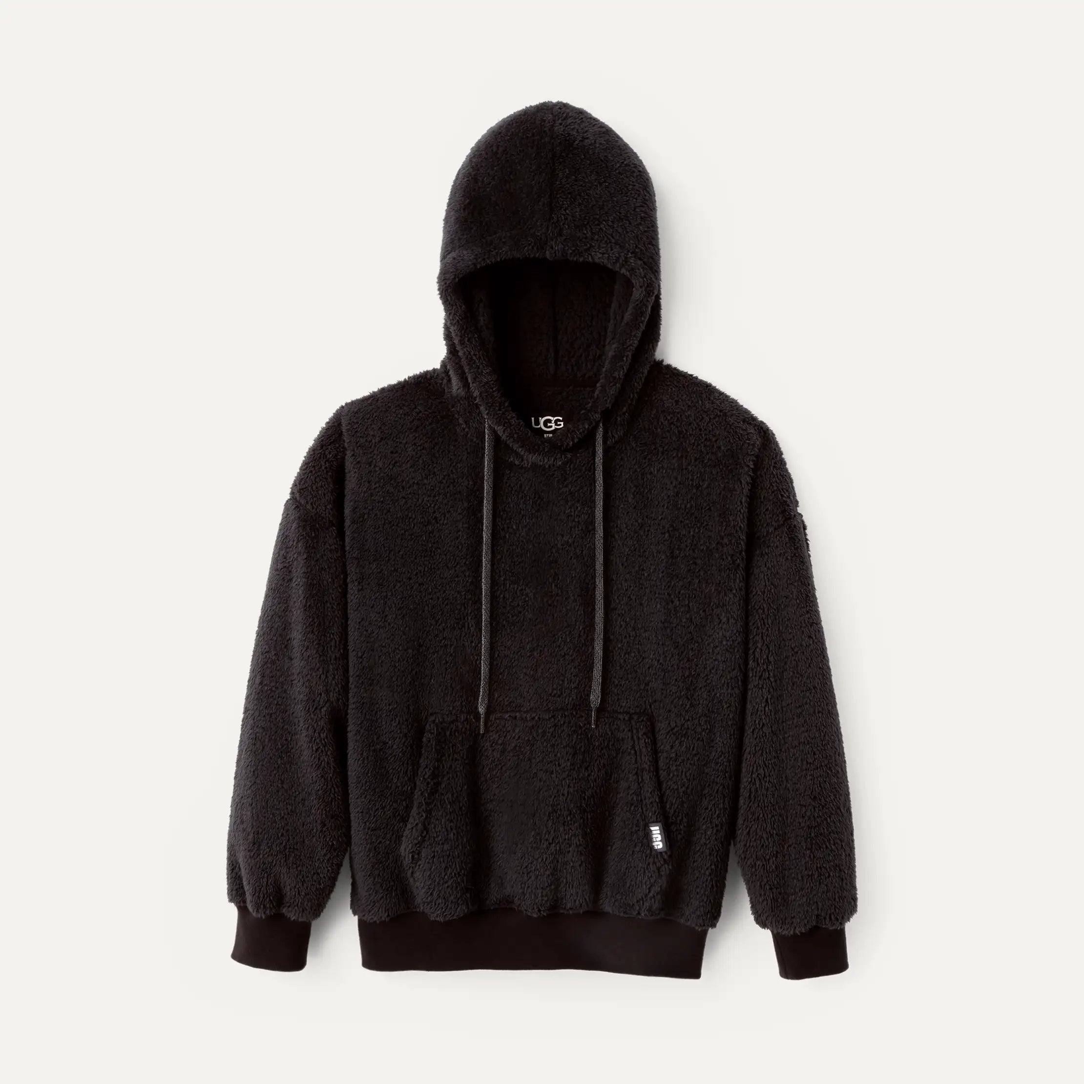 Ugg Loyra Sherpa Hoodie Ink Black