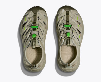 Hoka Hopara Oyster Mushroom Neon Lime