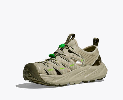 Hoka Hopara Oyster Mushroom Neon Lime