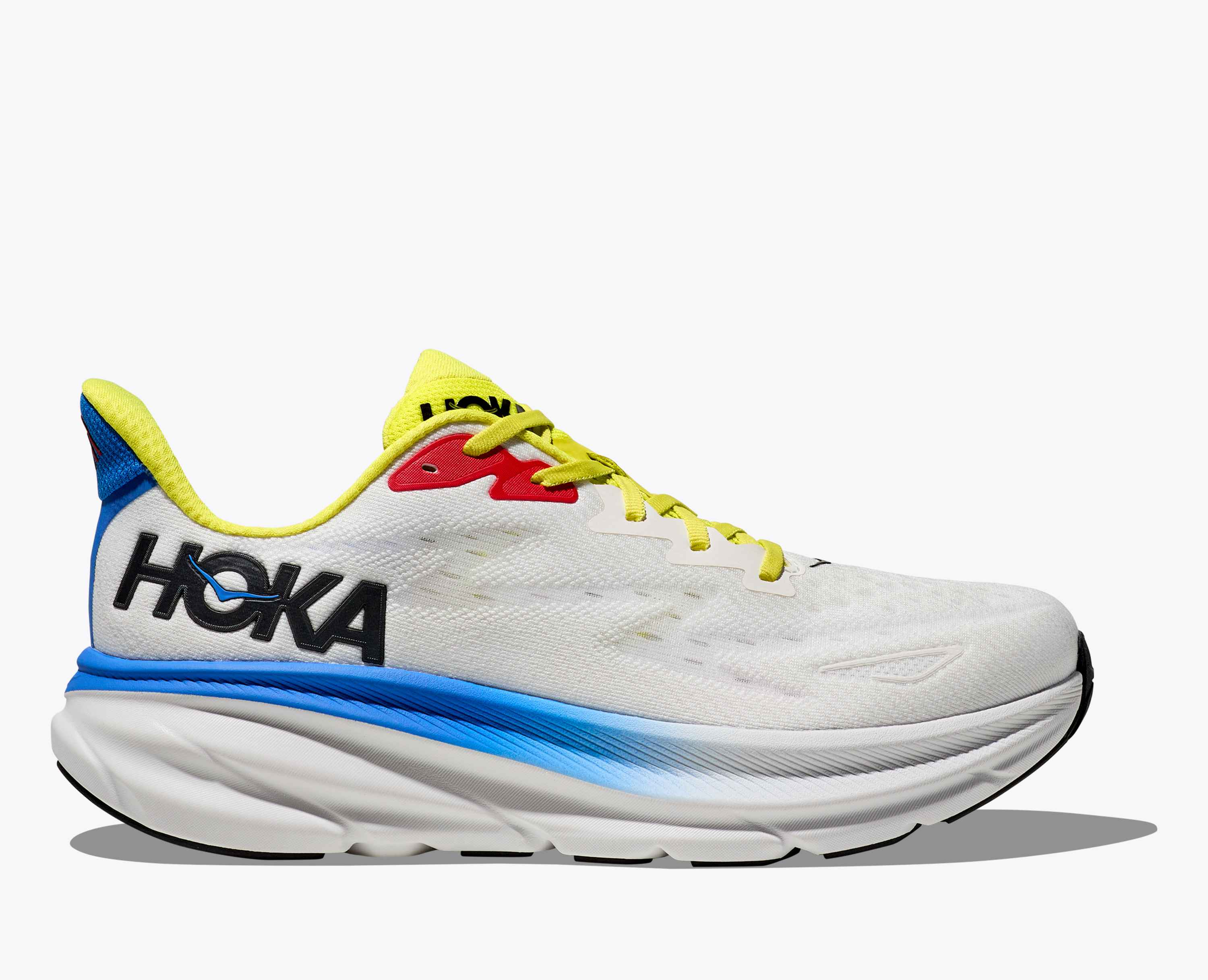 Hoka S Clifton 9 Blanc De Blanc Virtual Blue