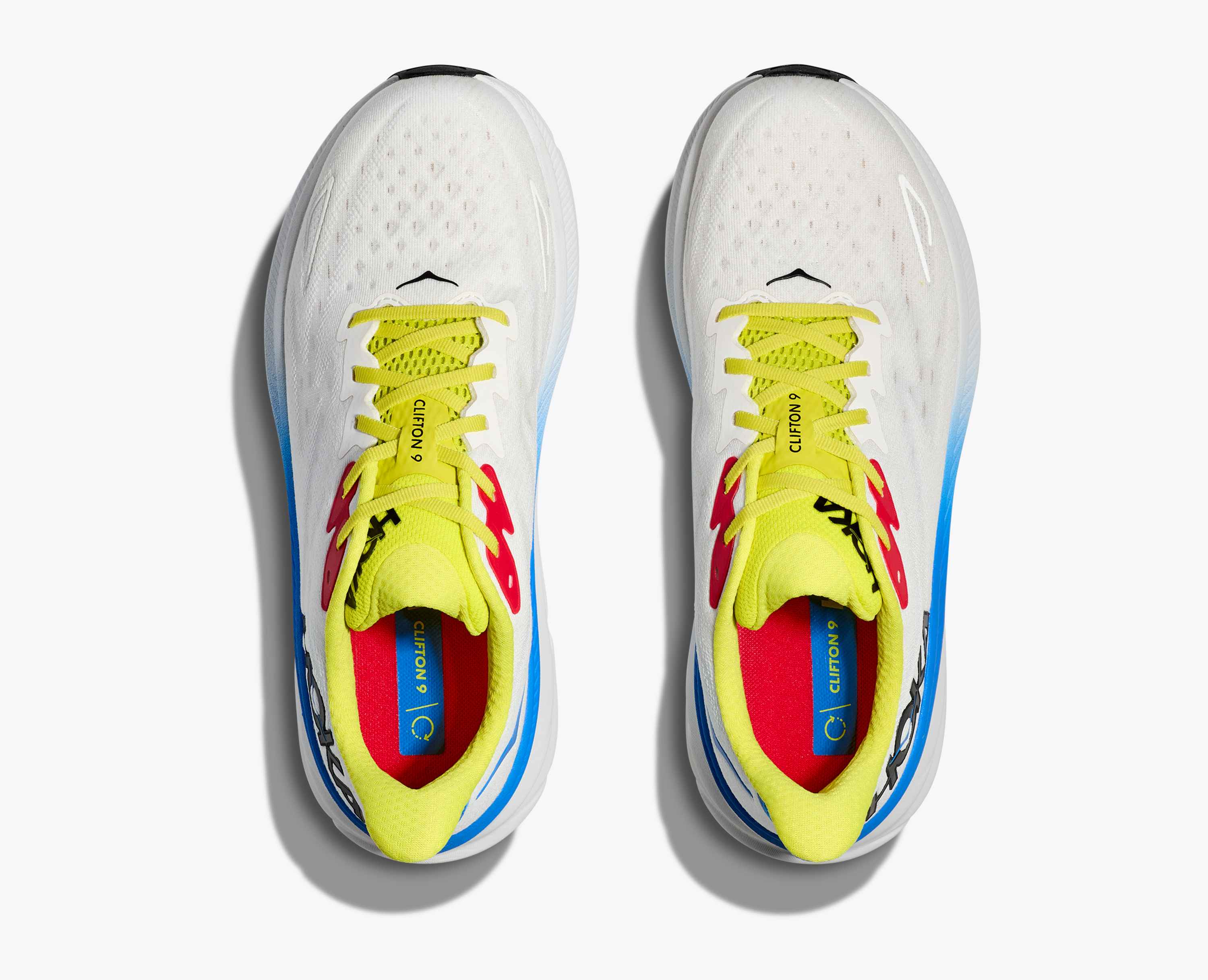 Hoka S Clifton 9 Blanc De Blanc Virtual Blue