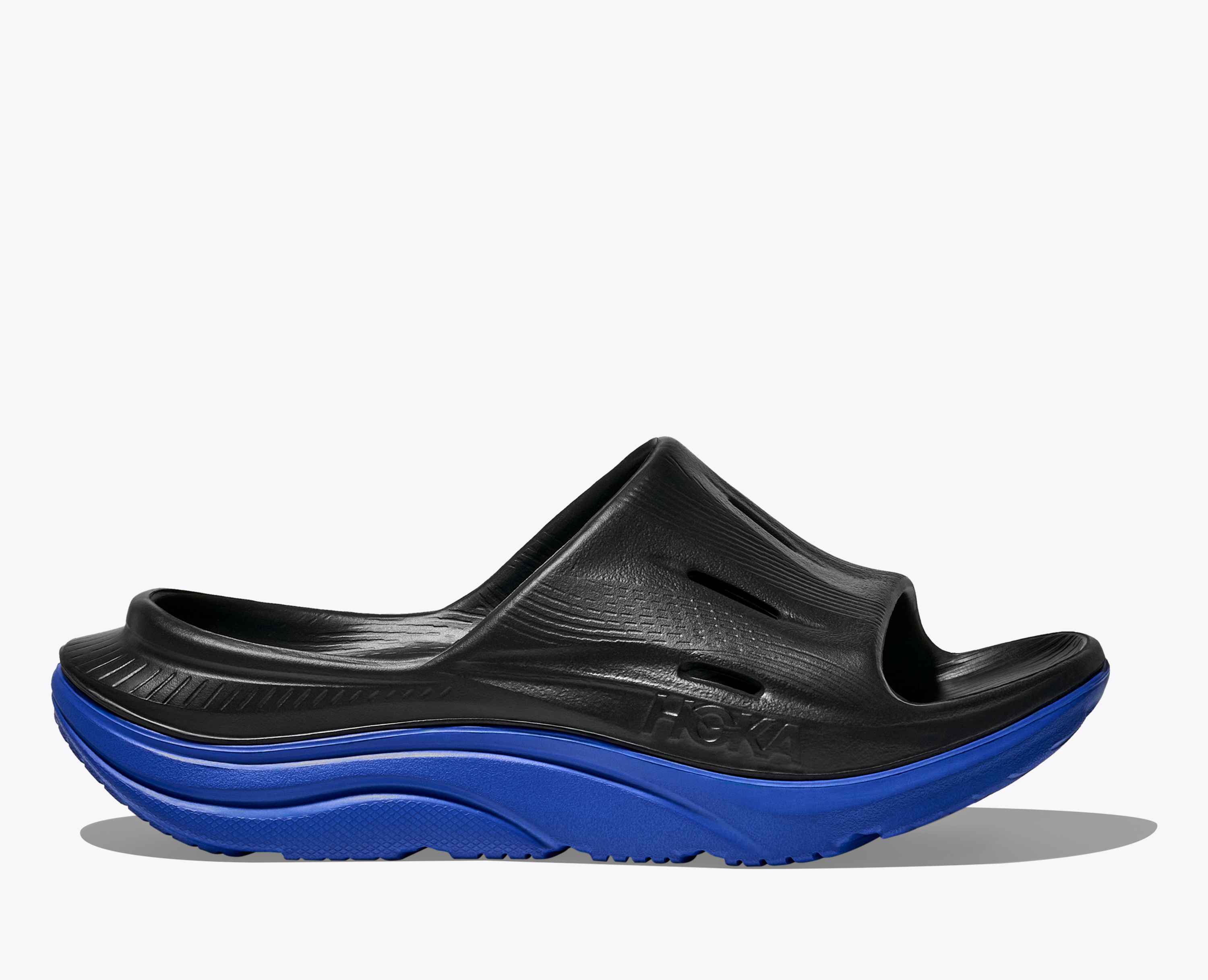 Hoka Ora Recovery Slide 3 Black Ultramarine