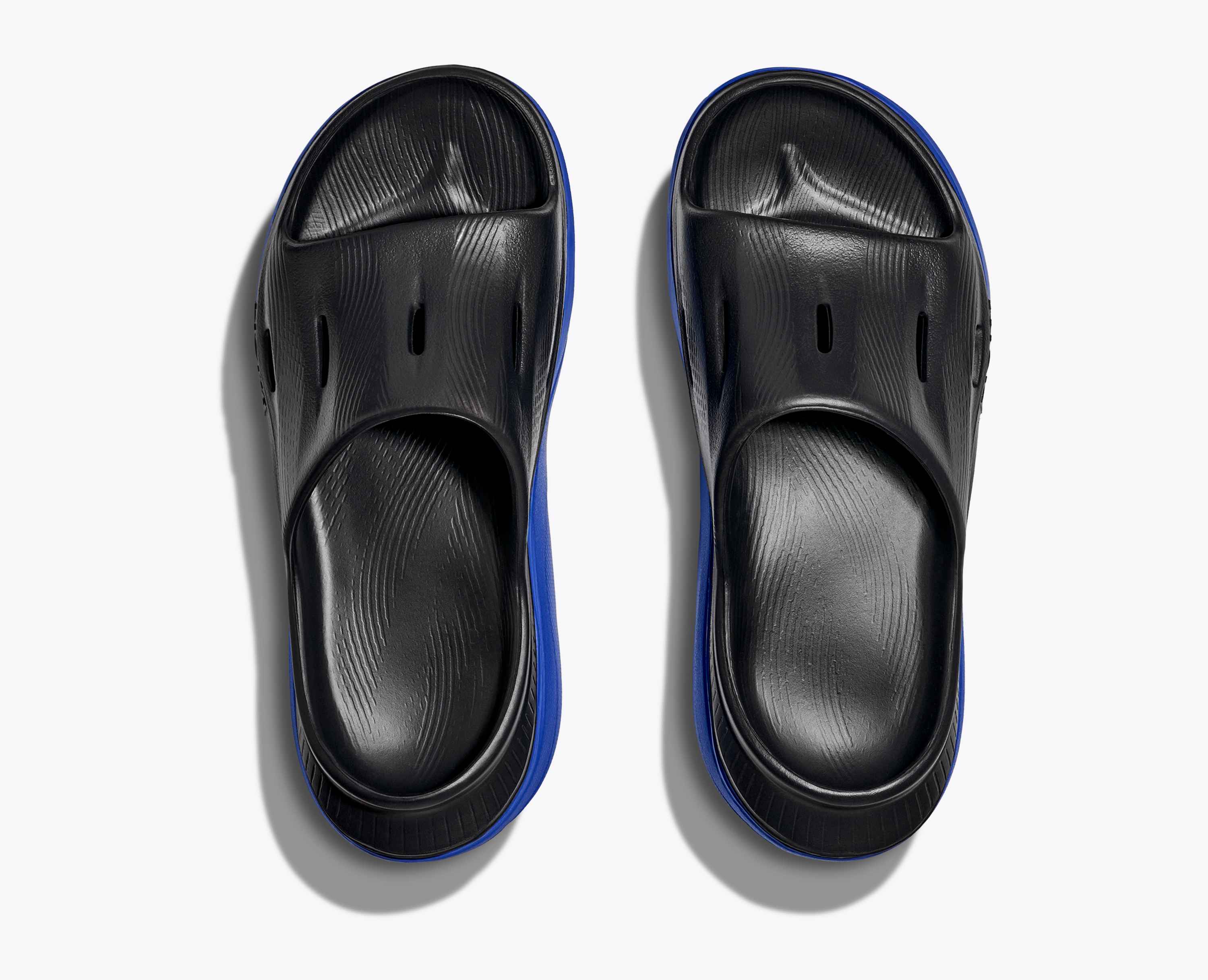 Hoka Ora Recovery Slide 3 Black Ultramarine