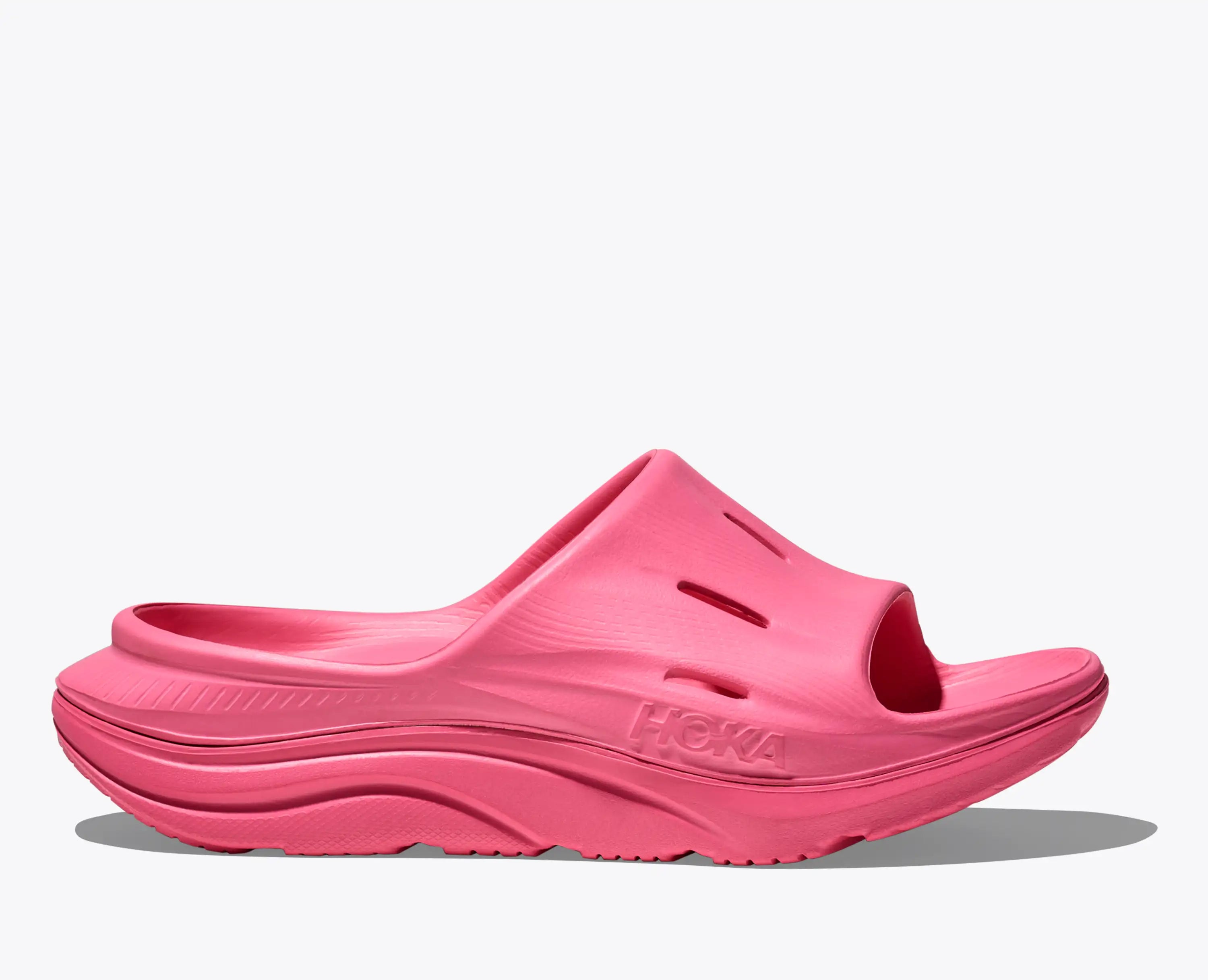 Hoka Ora Recovery Slide 3 Neon Rose Neon Rose