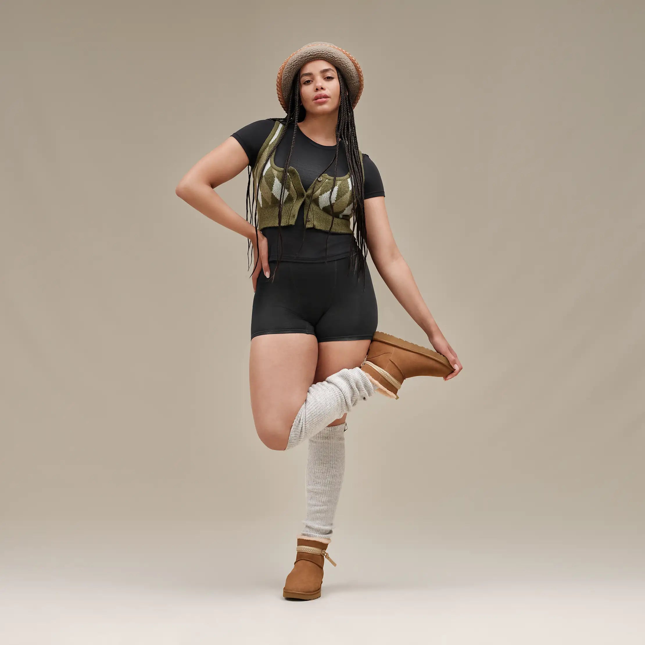 Ugg Alexiah Boy Short Black