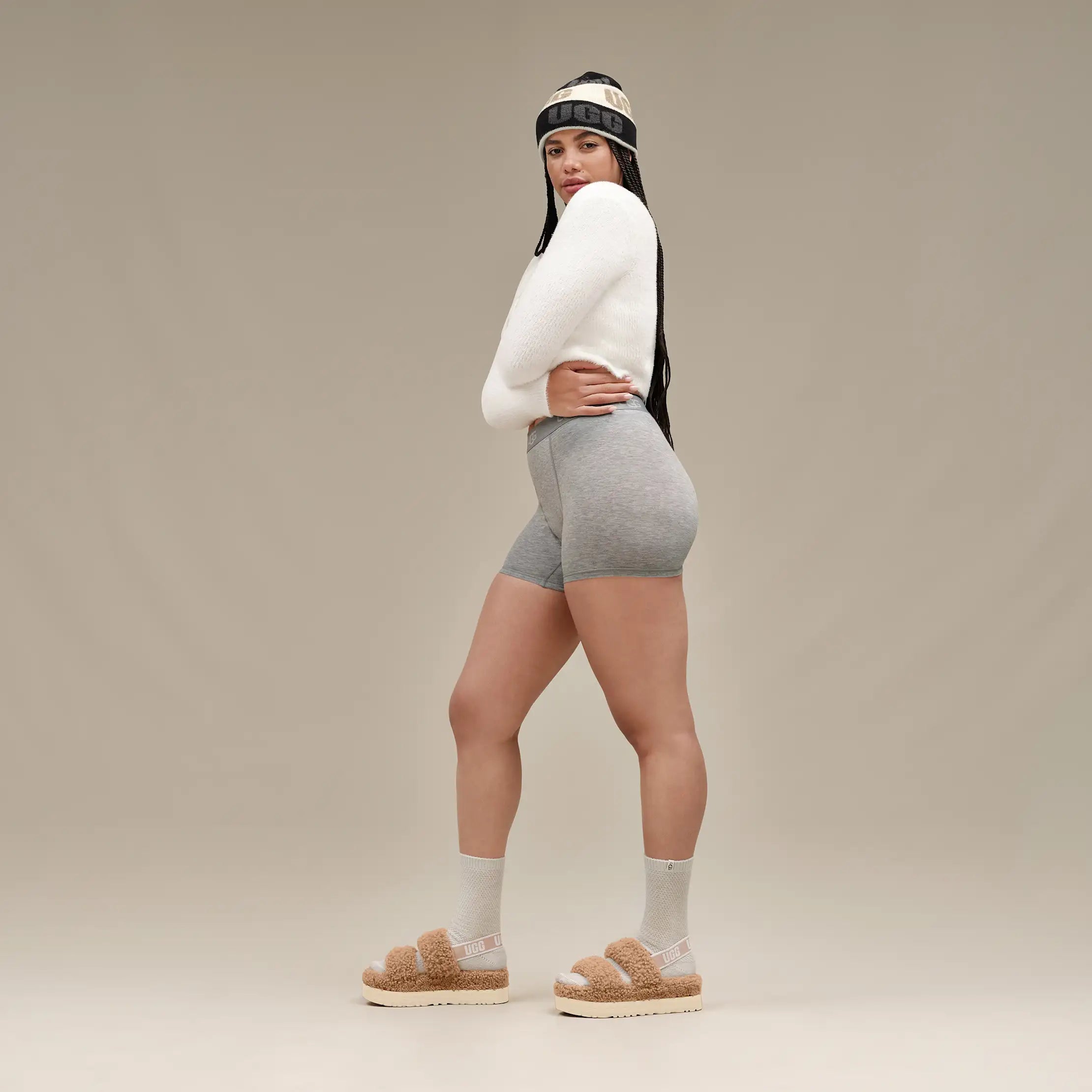 Ugg Alexiah Boy Short Grey Heather