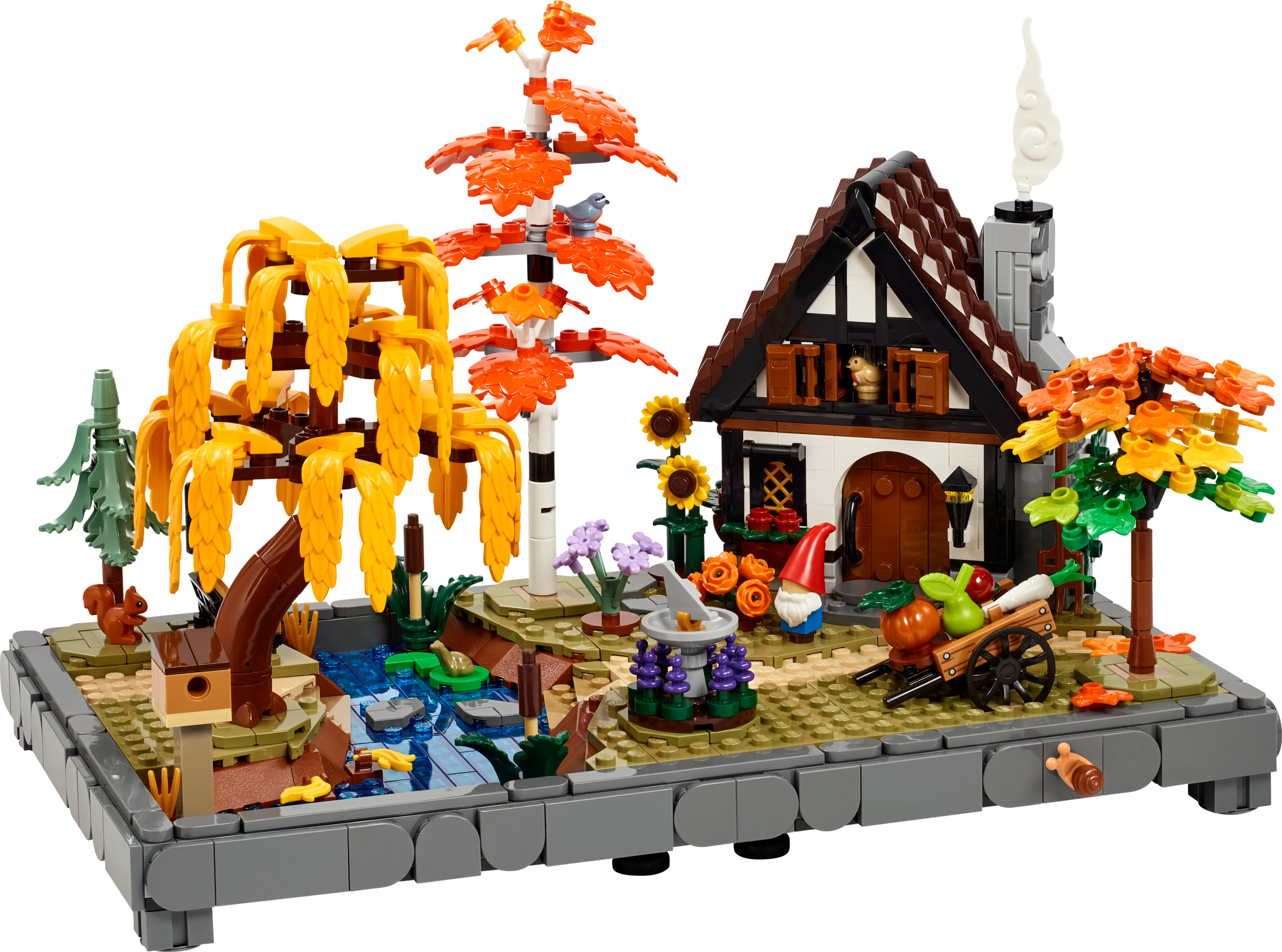 Lego Autumn Cottage Garden