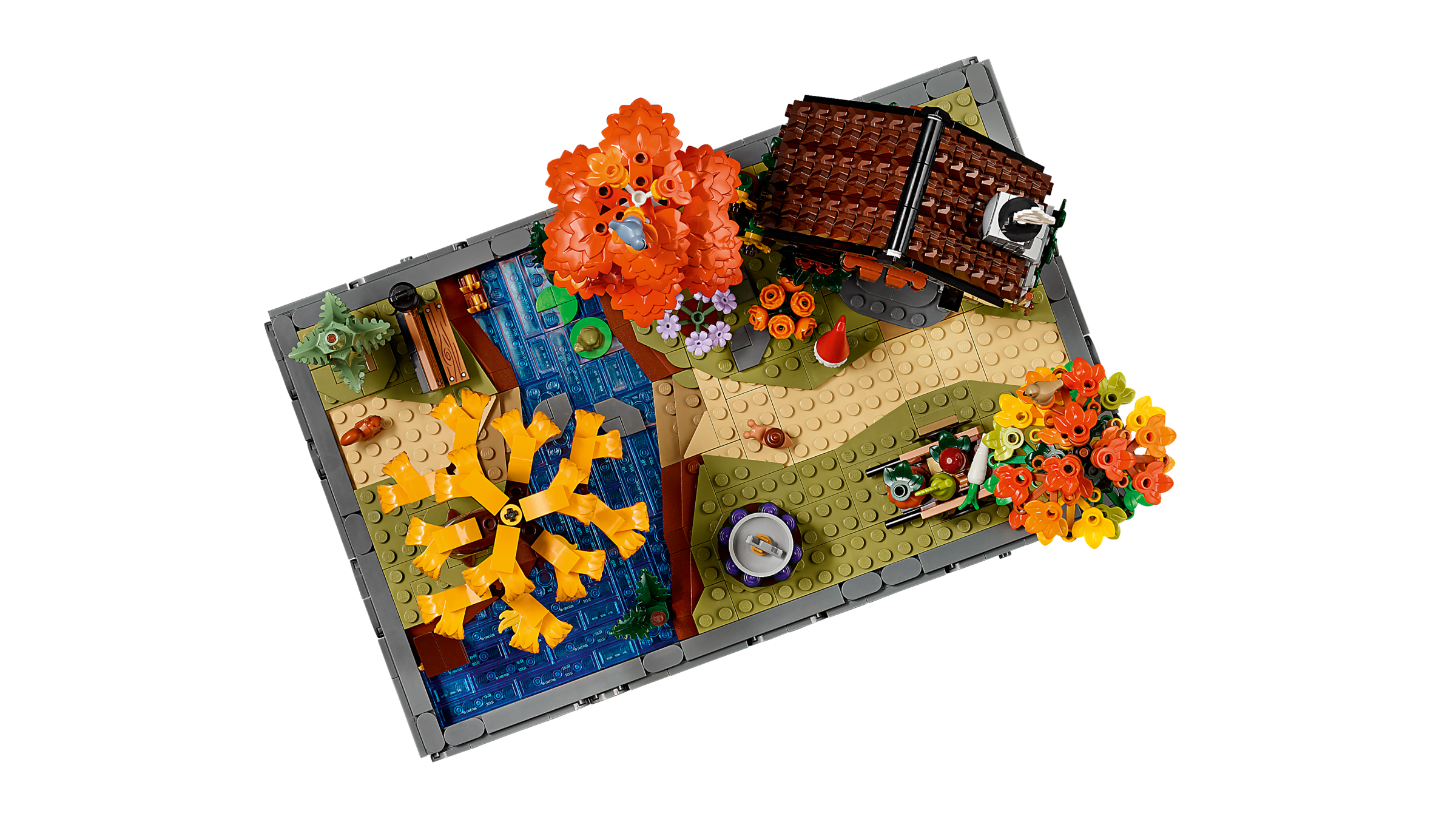 Lego Autumn Cottage Garden