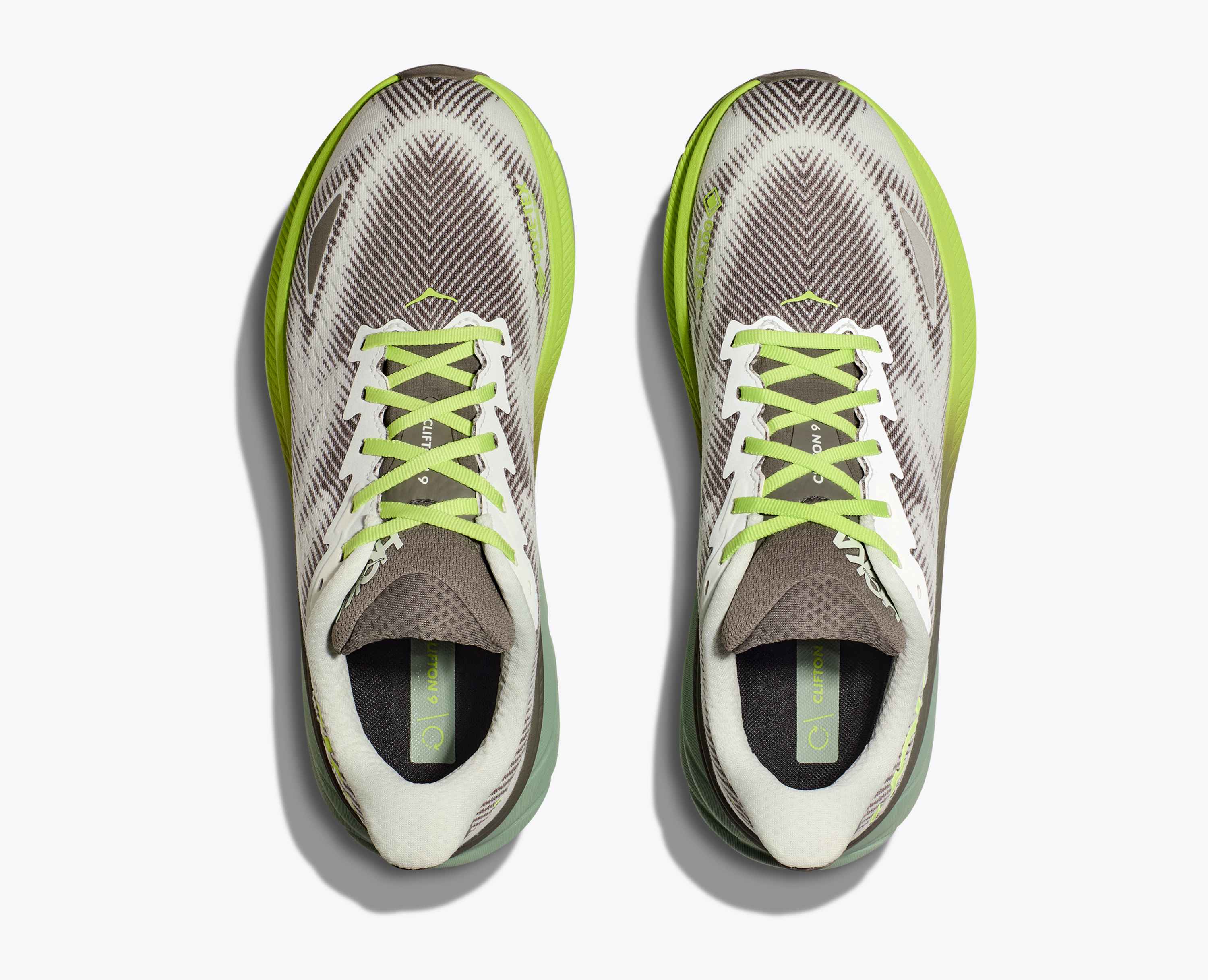 Hoka S Clifton 9 Gtx Slate Aloe Vera