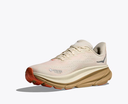 Hoka Women'S Clifton 9 Gtx Eggshell Khaki
