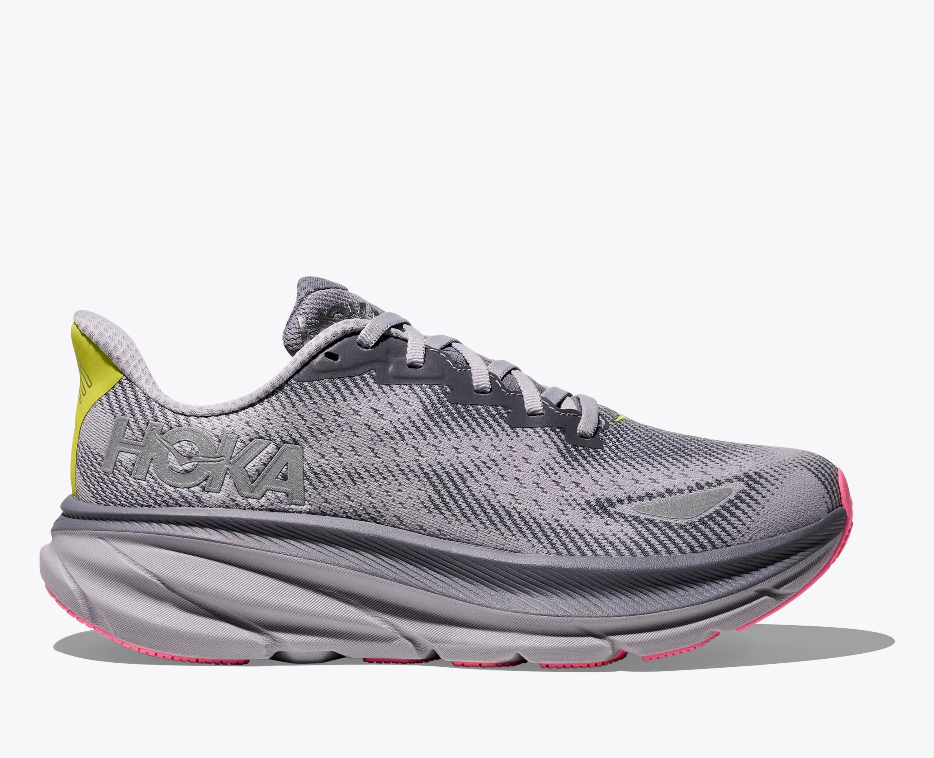 Hoka Women'S Clifton 9 Gtx Grey Skies Foggy Grey