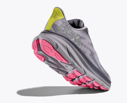 Hoka Women'S Clifton 9 Gtx Grey Skies Foggy Grey