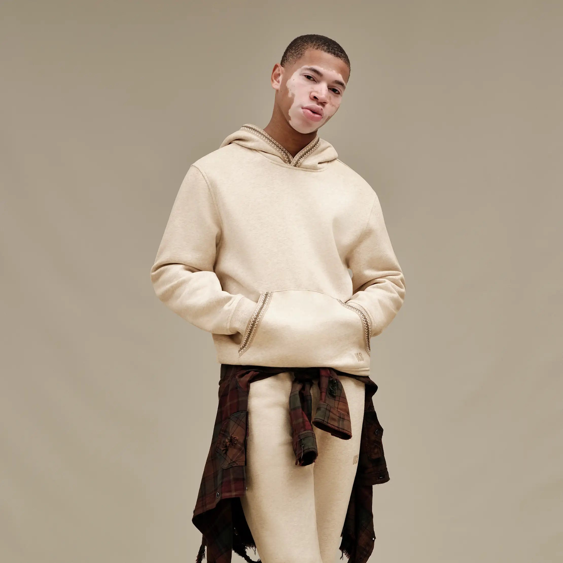 Ugg Tasman Hoodie Caribou Heather