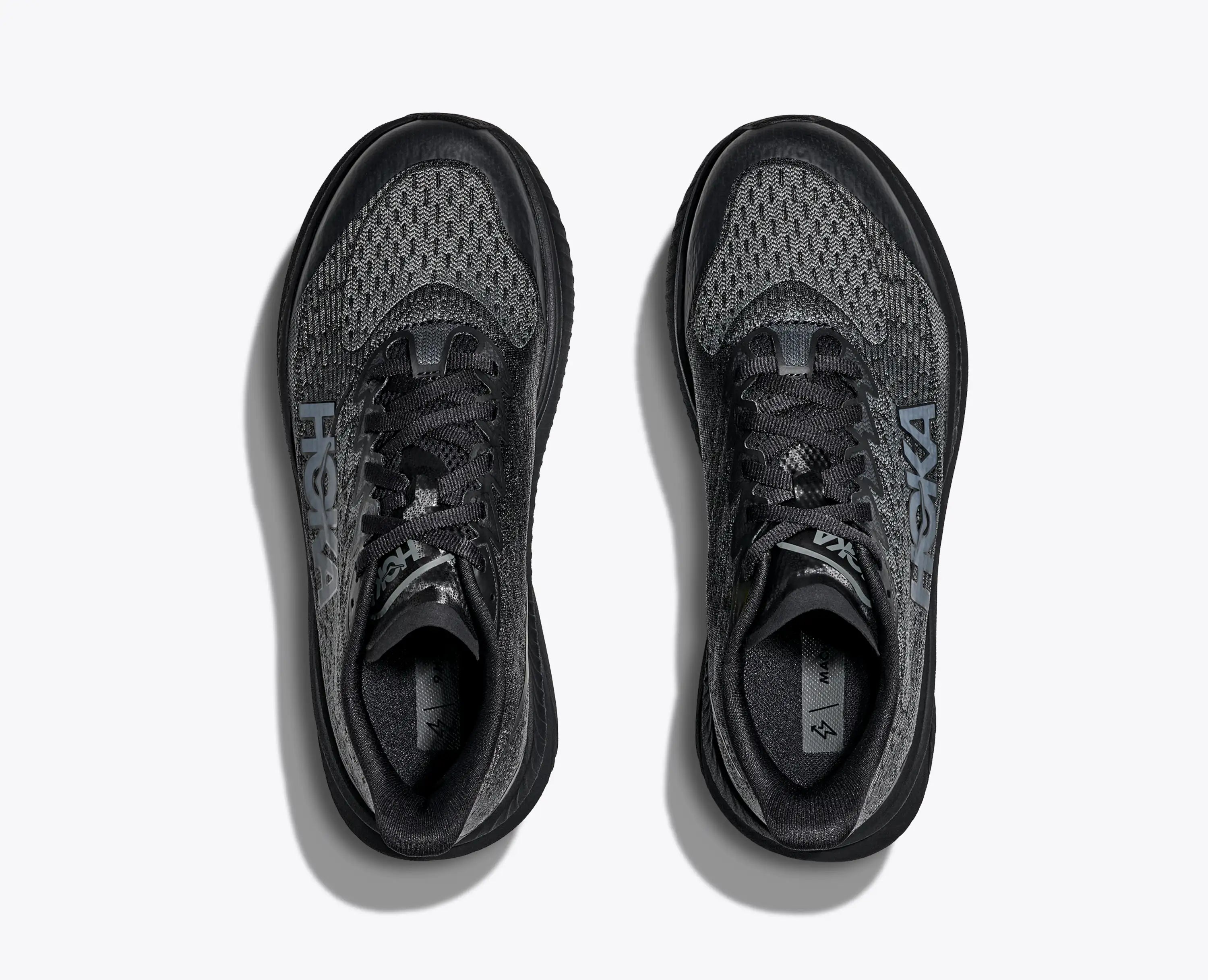 Hoka Big Kids Mach 6 Black Black