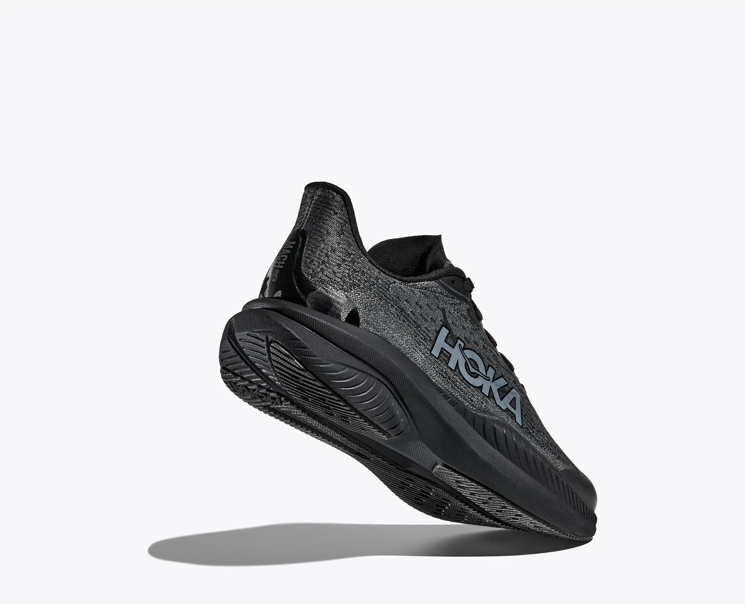 Hoka Big Kids Mach 6 Black Black
