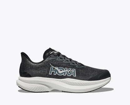 Hoka Big Kids Mach 6 Black White