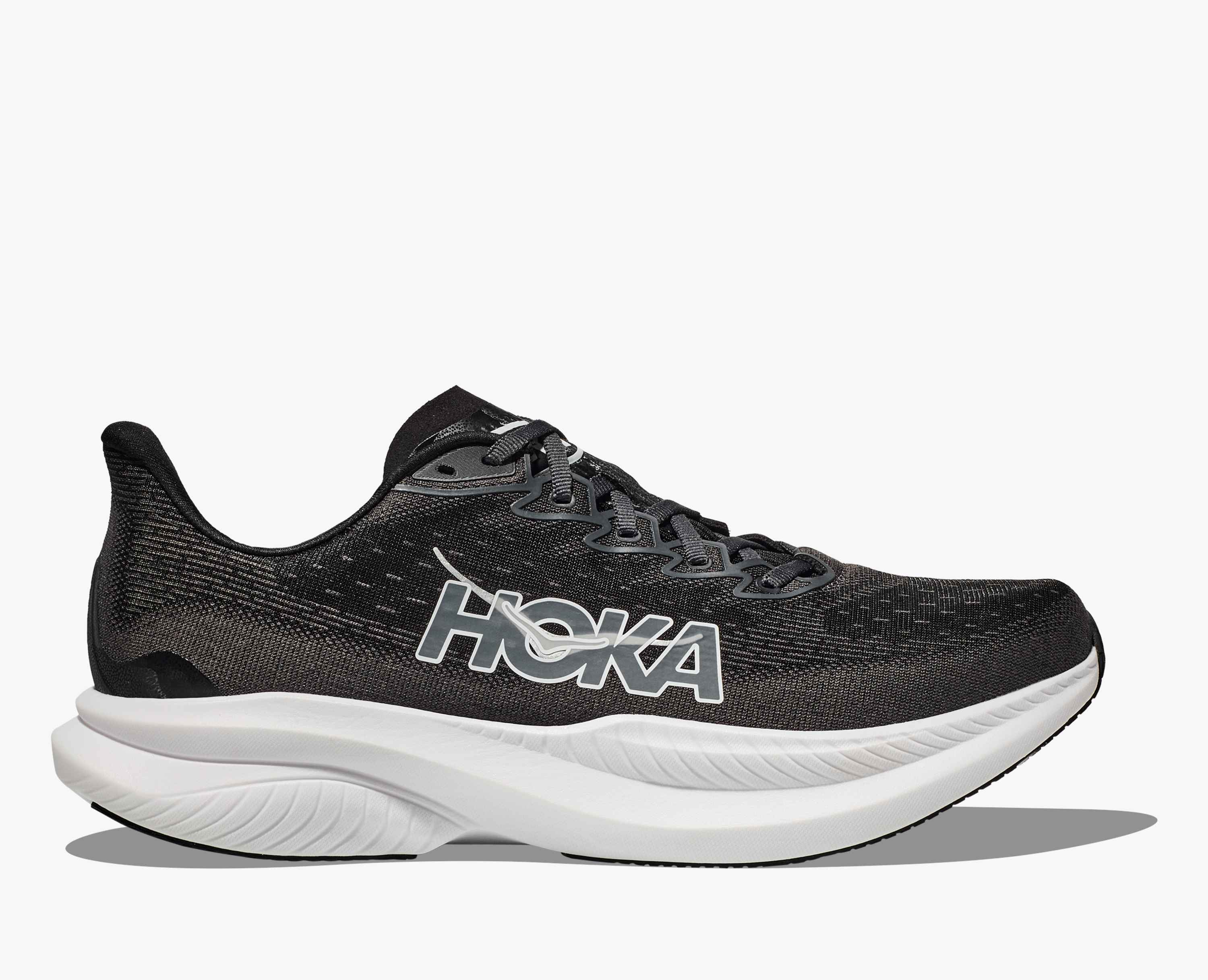 Hoka S Mach 6 Black White
